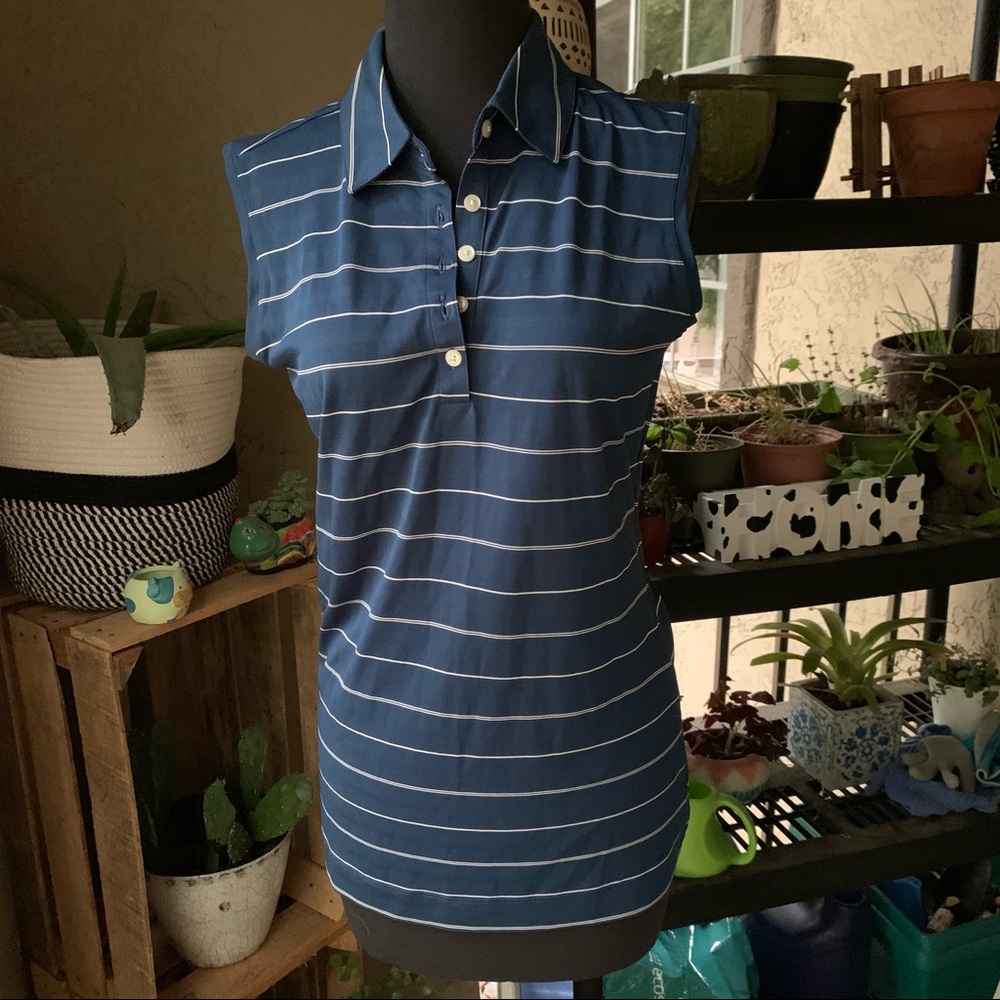 Nike golf sleeveless polo NWT